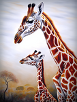 Girafe 5D Diy Kits Broderie Diamant Diamond Painting MJ2238