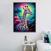 Girafe 5D Diy Kits Broderie Diamant Diamond Painting MJ2244