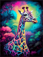 Girafe 5D Diy Kits Broderie Diamant Diamond Painting MJ2244