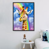 Girafe 5D Diy Kits Broderie Diamant Diamond Painting MJ2248