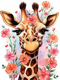 Girafe 5D Diy Kits Broderie Diamant Diamond Painting MJ2251