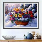 Fleur 5d Diy Kits Broderie Diamant Diamond Painting MJ2618