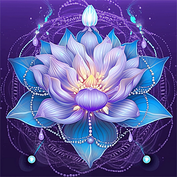 Broderie Fleur de lotus multicolor [loisirs créatifs] – Trendy Diamond  Painting