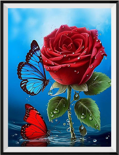 Roses 5d Diy Kits Broderie Diamant Diamond Painting MJ2714