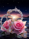 Roses 5d Diy Kits Broderie Diamant Diamond Painting MJ2718
