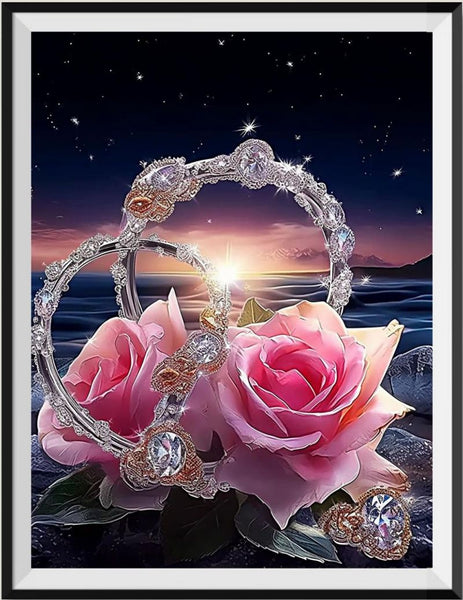 Roses 5d Diy Kits Broderie Diamant Diamond Painting MJ2718