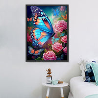 Papillon 5d Diy Kits Broderie Diamant Diamond Painting MJ2794