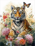 Tigre 5d Diy Kits Broderie Diamant Diamond Painting MJ2796