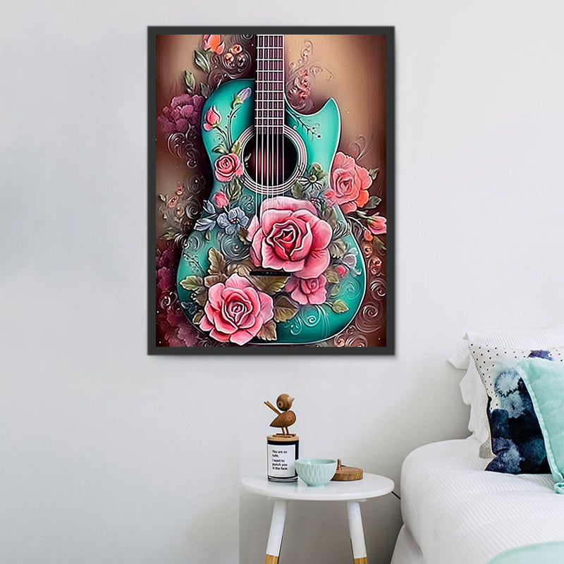 40X50Cm Diamant Peinture Par Numéro Adulte, Carré Broderie Diamant Kit