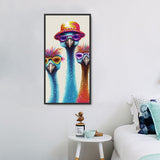 Autruche 5d Diy Kits Broderie Diamant Diamond Painting MJ2901