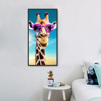 Girafe 5d Diy Kits Broderie Diamant Diamond Painting MJ2907