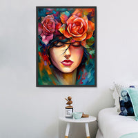 Femme 5d Diy Kits Broderie Diamant Diamond Painting MJ3088