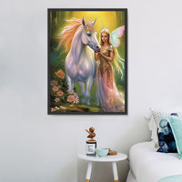Fée 5d Diy Kits Broderie Diamant Diamond Painting MJ3287