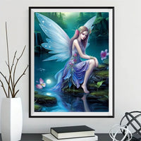Fée 5d Diy Kits Broderie Diamant Diamond Painting MJ3289