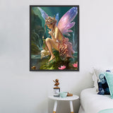 Fée 5d Diy Kits Broderie Diamant Diamond Painting MJ3291