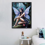 Fée 5d Diy Kits Broderie Diamant Diamond Painting MJ3292
