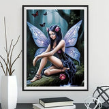 Fée 5d Diy Kits Broderie Diamant Diamond Painting MJ3292
