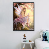 Fée 5d Diy Kits Broderie Diamant Diamond Painting MJ3294