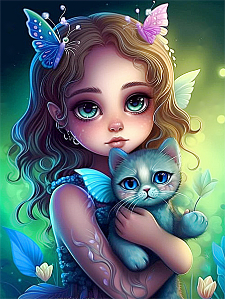 Kit Peinture Diamant 5D Mercredi - 60x90 Cm, Diamants Brillants Pour Adultes Et Enfants