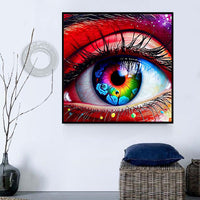 Yeux 5D Diy Kit Broderie Diamant Diamond Painting MJ3372