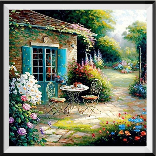 Village 5d Diy Kits Broderie Diamant Diamond Painting MJ7260