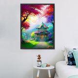 Village 5d Diy Kits Broderie Diamant Diamond Painting MJ7271