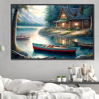 Village 5d Diy Kits Broderie Diamant Diamond Painting MJ7301