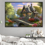 Village 5d Diy Kits Broderie Diamant Diamond Painting MJ7322