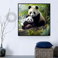 Panda 5d Diy Kits Broderie Diamant Diamond Painting MJ8061