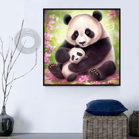 Panda 5d Diy Kits Broderie Diamant Diamond Painting MJ8063