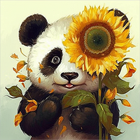 Panda 5d Diy Kits Broderie Diamant Diamond Painting MJ8066