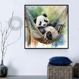 Panda 5d Diy Kits Broderie Diamant Diamond Painting MJ8069