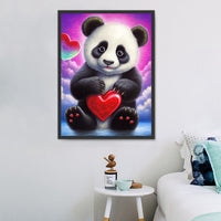 Panda 5d Diy Kits Broderie Diamant Diamond Painting MJ8078