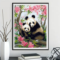 Panda 5d Diy Kits Broderie Diamant Diamond Painting MJ8087