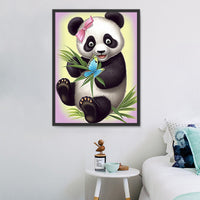 Panda 5d Diy Kits Broderie Diamant Diamond Painting MJ8089