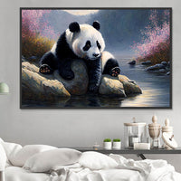 Panda 5d Diy Kits Broderie Diamant Diamond Painting MJ8100