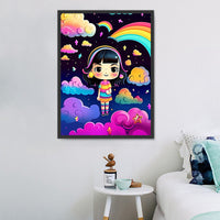 Dessin Animé 5d Diy Kit Broderie Diamant Diamond Painting MJ8262