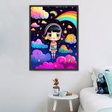 Dessin Animé 5d Diy Kit Broderie Diamant Diamond Painting MJ8262