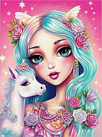 Dessin Animé 5d Diy Kit Broderie Diamant Diamond Painting MJ8277