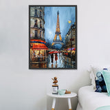 Tour Eiffel 5d Diy Kits Broderie Diamant Diamond Painting MJ8355