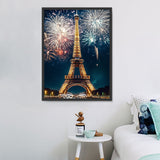 Tour Eiffel 5d Diy Kits Broderie Diamant Diamond Painting MJ8359