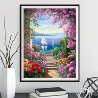 Mer 5d Diy Kits Broderie Diamant Diamond Painting MJ8447