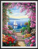 Mer 5d Diy Kits Broderie Diamant Diamond Painting MJ8447
