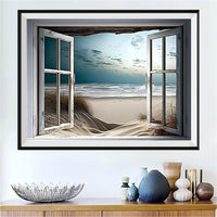 Plage 5d Diy Kits Broderie Diamant Diamond Painting MJ8553