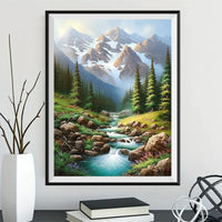 Nature 5d Diy Kits Broderie Diamant Diamond Painting MJ8838