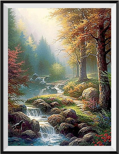 Nature 5d Diy Kits Broderie Diamant Diamond Painting MJ8849