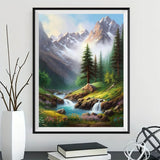 Nature 5d Diy Kits Broderie Diamant Diamond Painting MJ8906