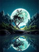 Nature 5d Diy Kits Broderie Diamant Diamond Painting MJ8908