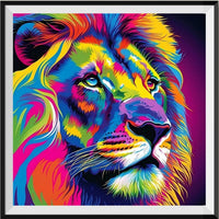 Lion 5d Diy Kits Broderie Diamant Diamond Painting MJ9185