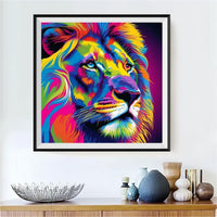 Lion 5d Diy Kits Broderie Diamant Diamond Painting MJ9185